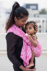 Kol Kol baby carrier made with high quality, breathable cotton to keep your baby cool